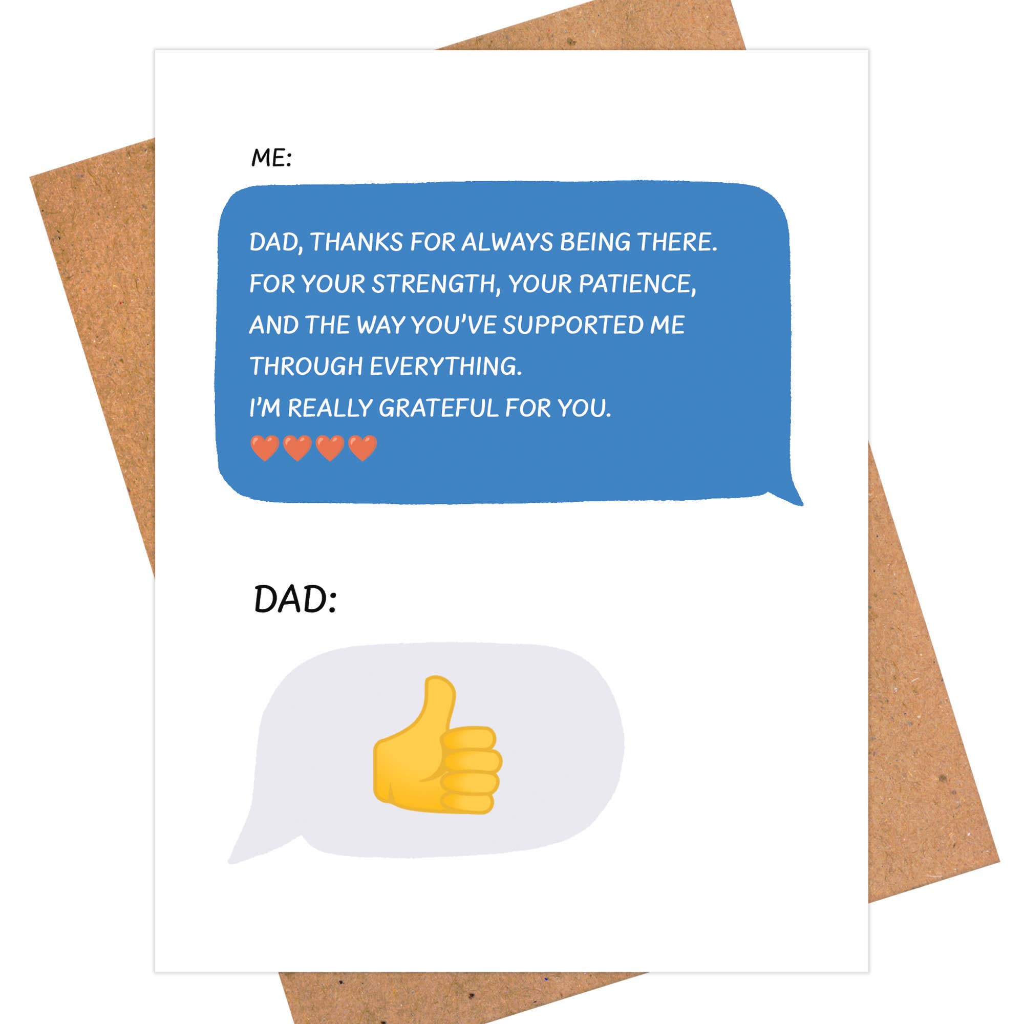 Dad Thumbs Up Meme – Sweet & Funny Father’s Day Card