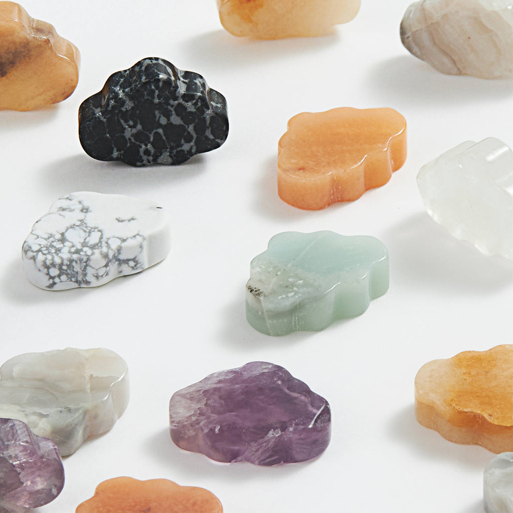 Assorted Carved Crystal Clouds - 36 pcs ☁️