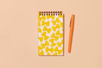 Farfalle Bowtie Pasta Spiral Pocket Size Notebook