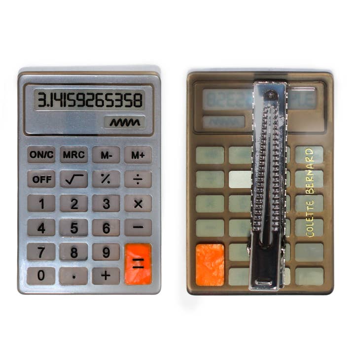 Calculator Hair Clip