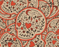 Heart Eyes Botanical Cartoon Skull Waterproof Vinyl Sticker