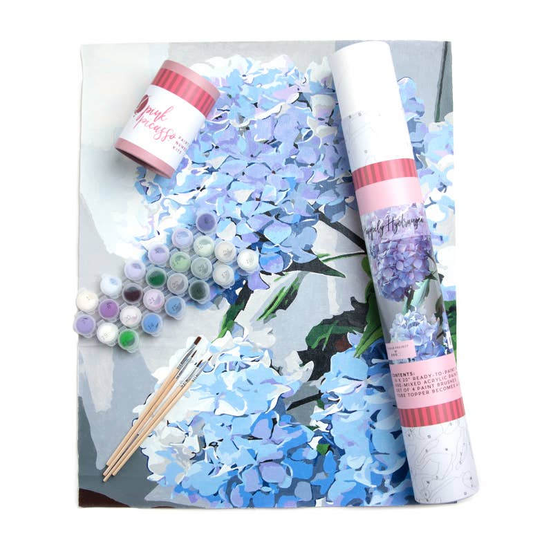 Happily Hydrangea Paint by Numbers
