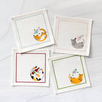 Cats Drinking Cocktail Napkin Set