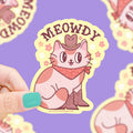 Meowdy Cat Sticker