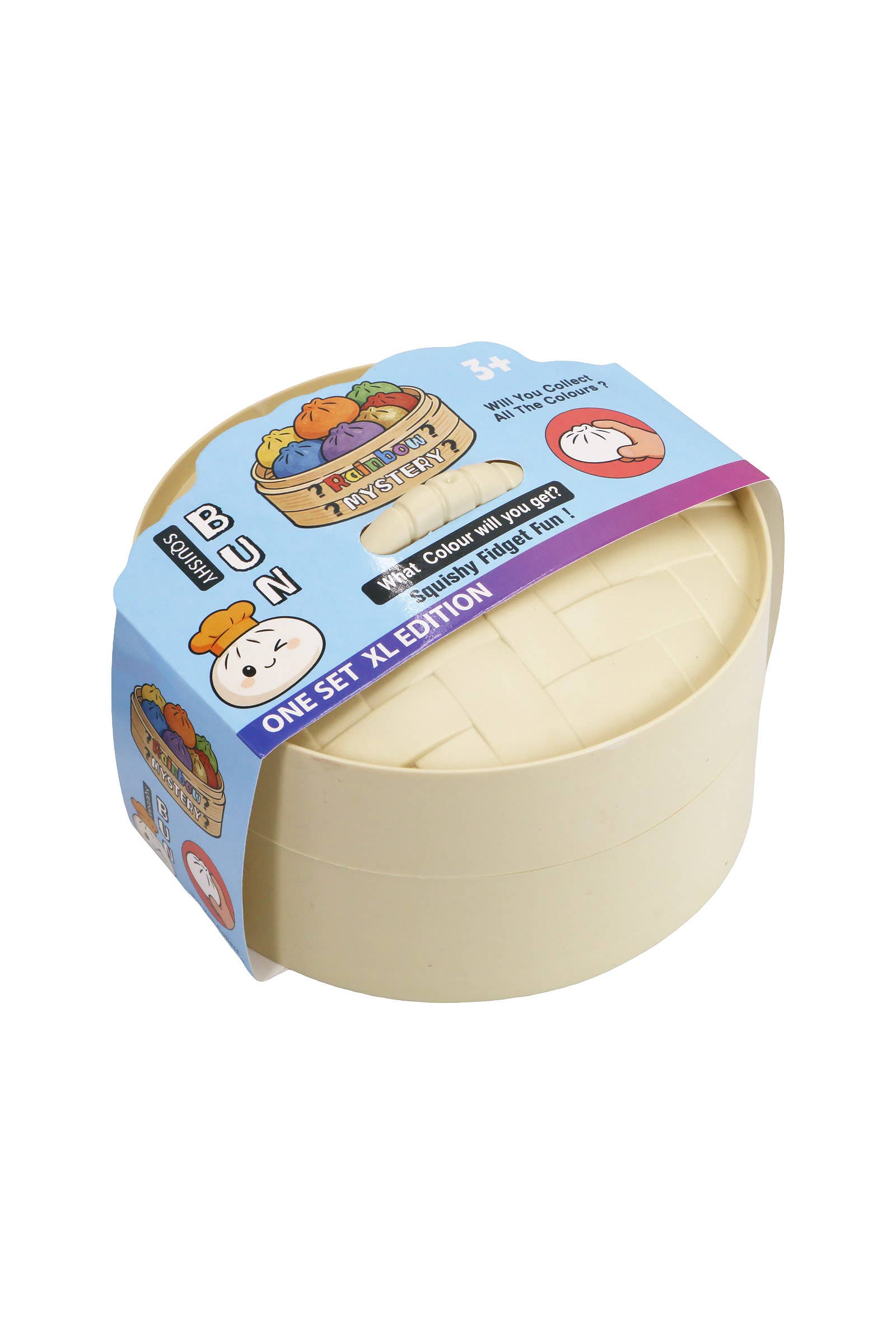 JUMBO Glitter Dumpling Jiggly Slime Filled Squishy - 7 Inch