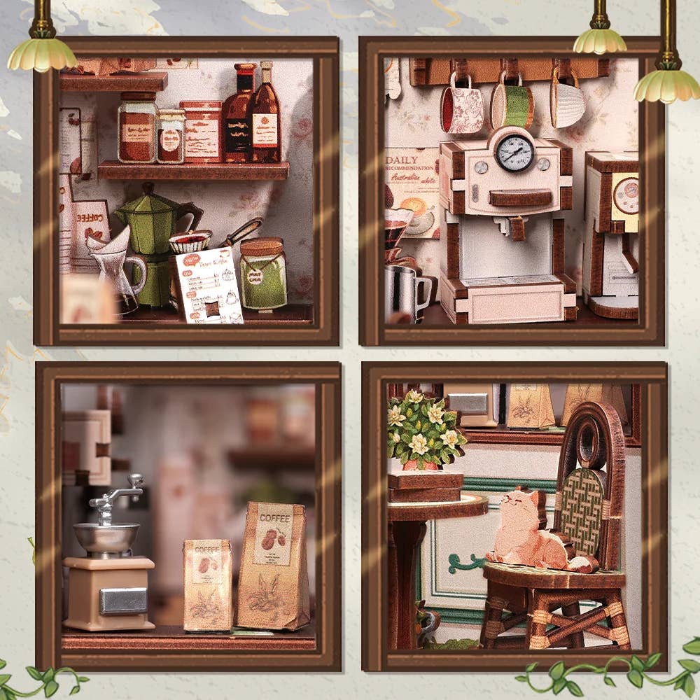DIY Book Nook Kit: Sunny Café