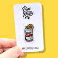 Diet Coke Sunflower Enamel Pin