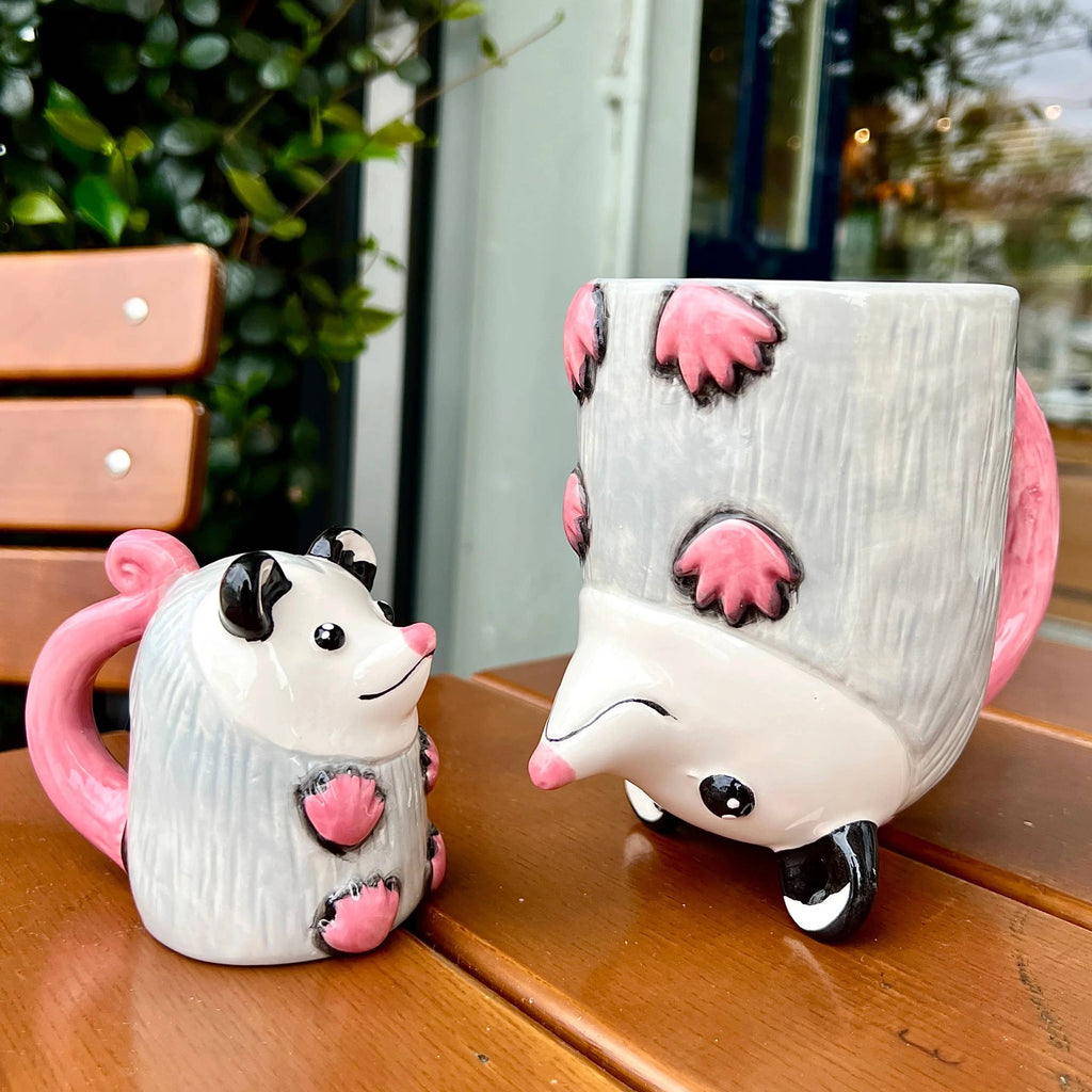 Upside-Down Opossum Mug!