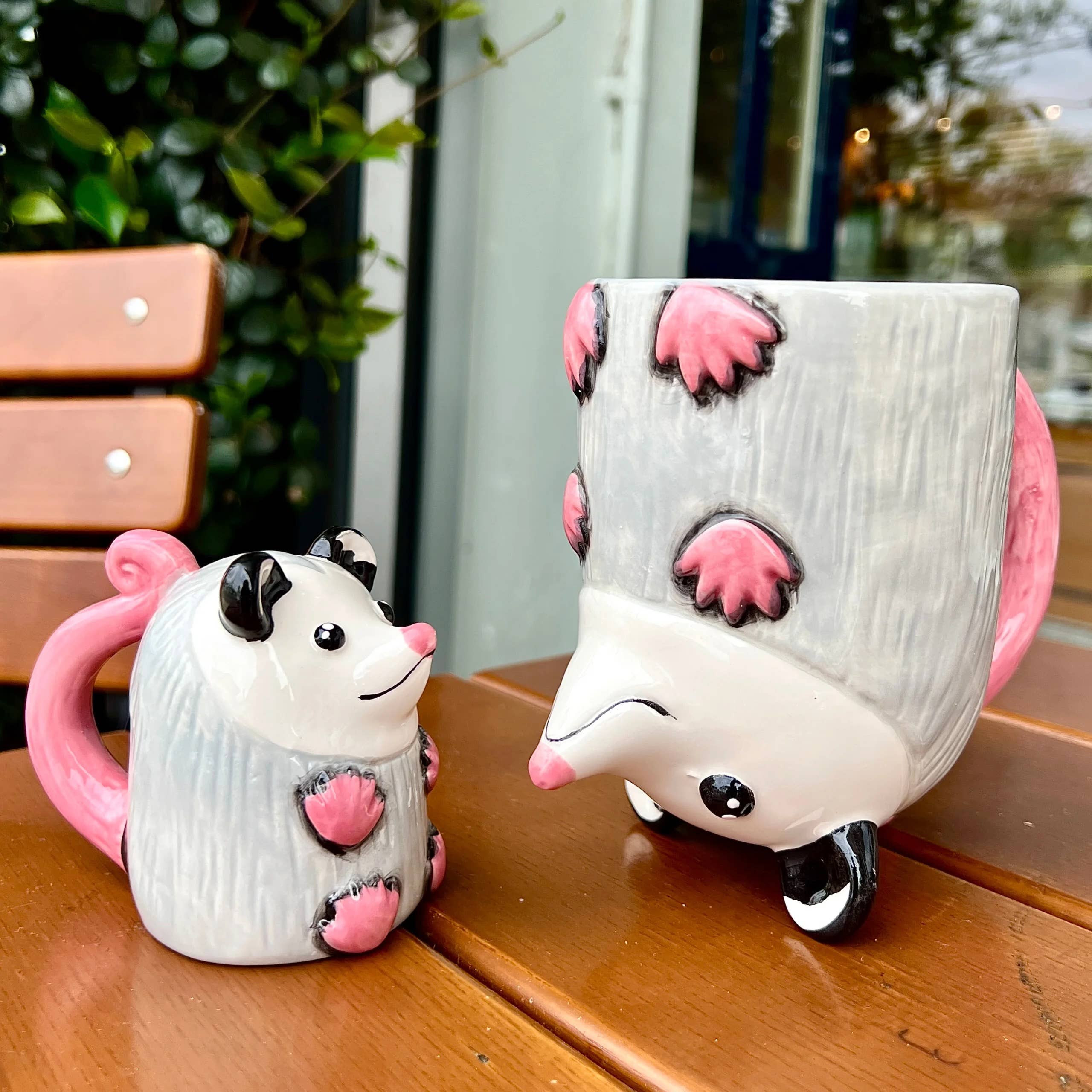 Upside-Down Opossum Mug!
