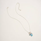 18 Inch Sardine Can Fish Stone Charms Necklace