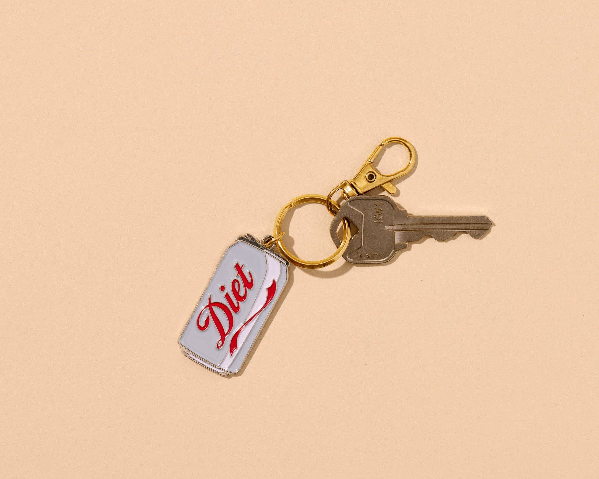 Diet Soda Enamel Keychain & Bag Charm