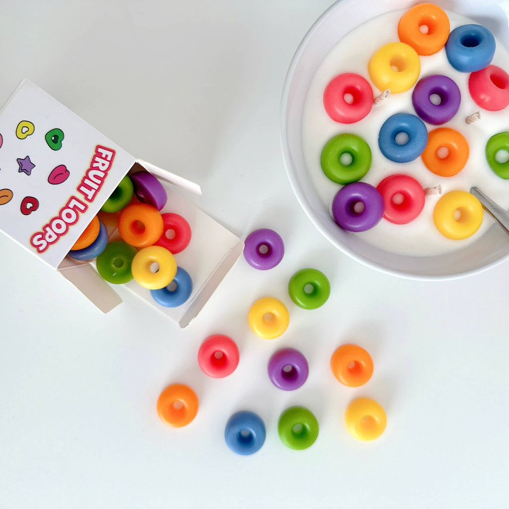 Cereal Bowl Candle | Fruit Loops Bowl Candle