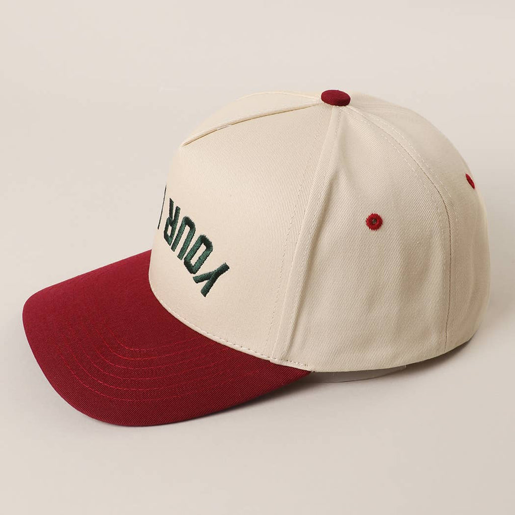 Custom Two-Tone Trucker Embroidered Hat - UPSIDE DOWN STATE