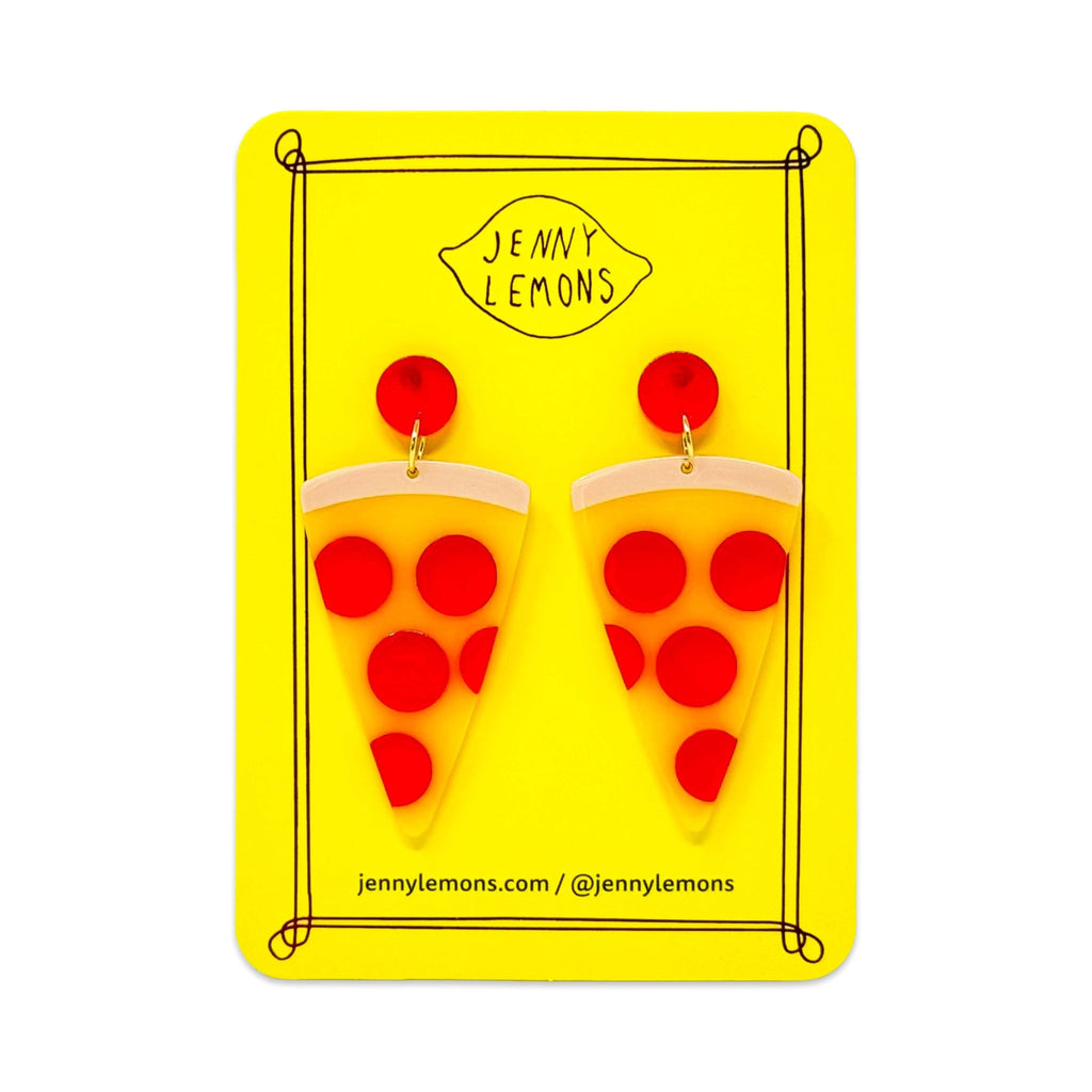 *SALE* Pizza Acetate Earrings