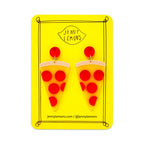 *SALE* Pizza Acetate Earrings
