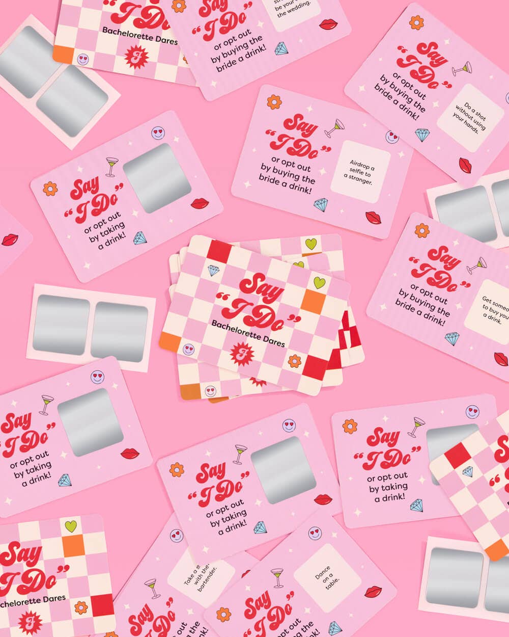 Bachelorette Dare Scratch Off Game, Bridal Shower Gift, Favors