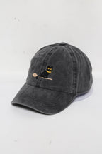 Halloween Black Cat Embroidery Cotton Baseball Cap