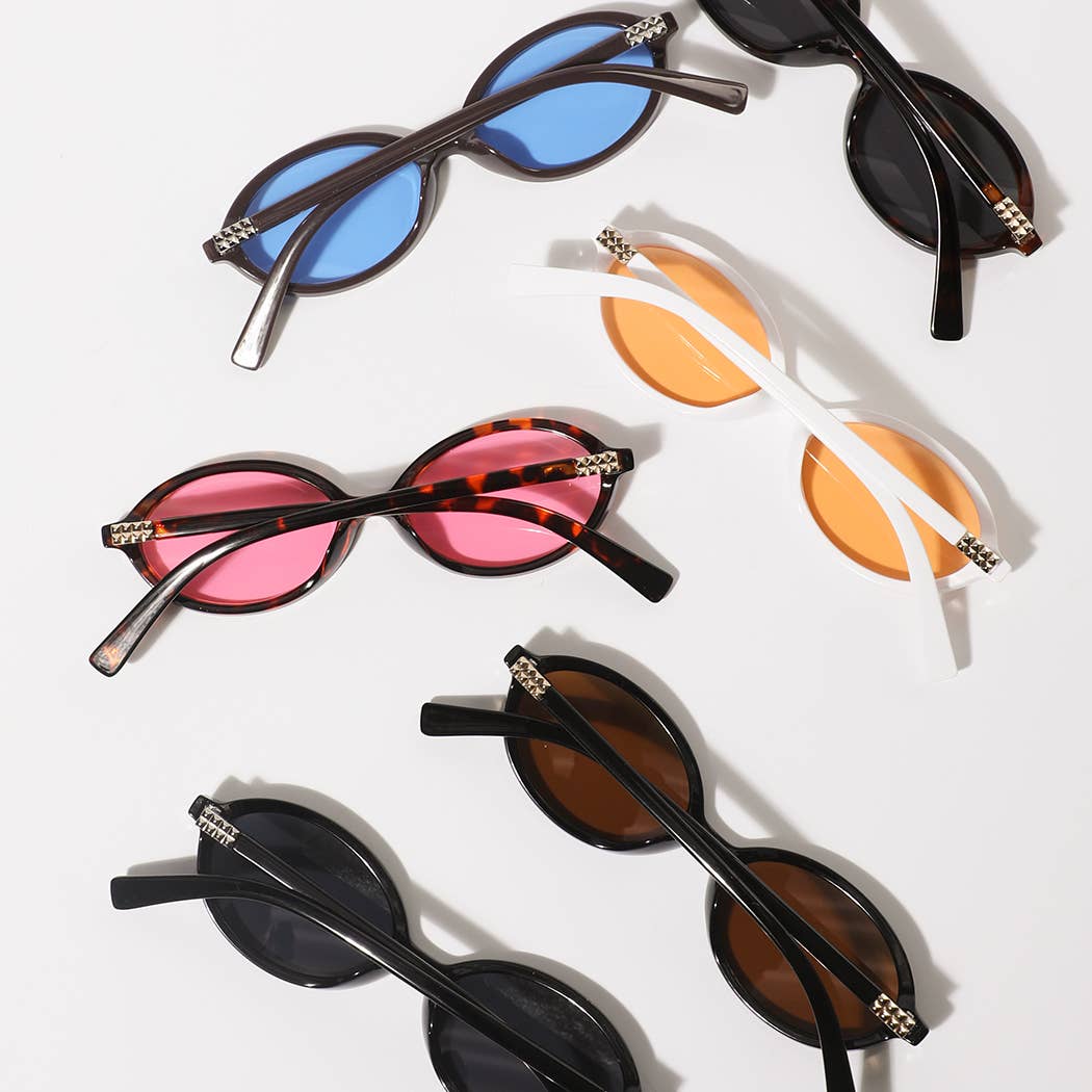 Women's Slim Oval Frame Sunglasses