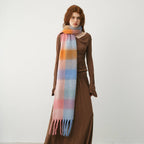 Scarvii - Marshmallow Plaid Scarf for Women