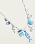 Mediterranean Coastal Charm Station Necklace