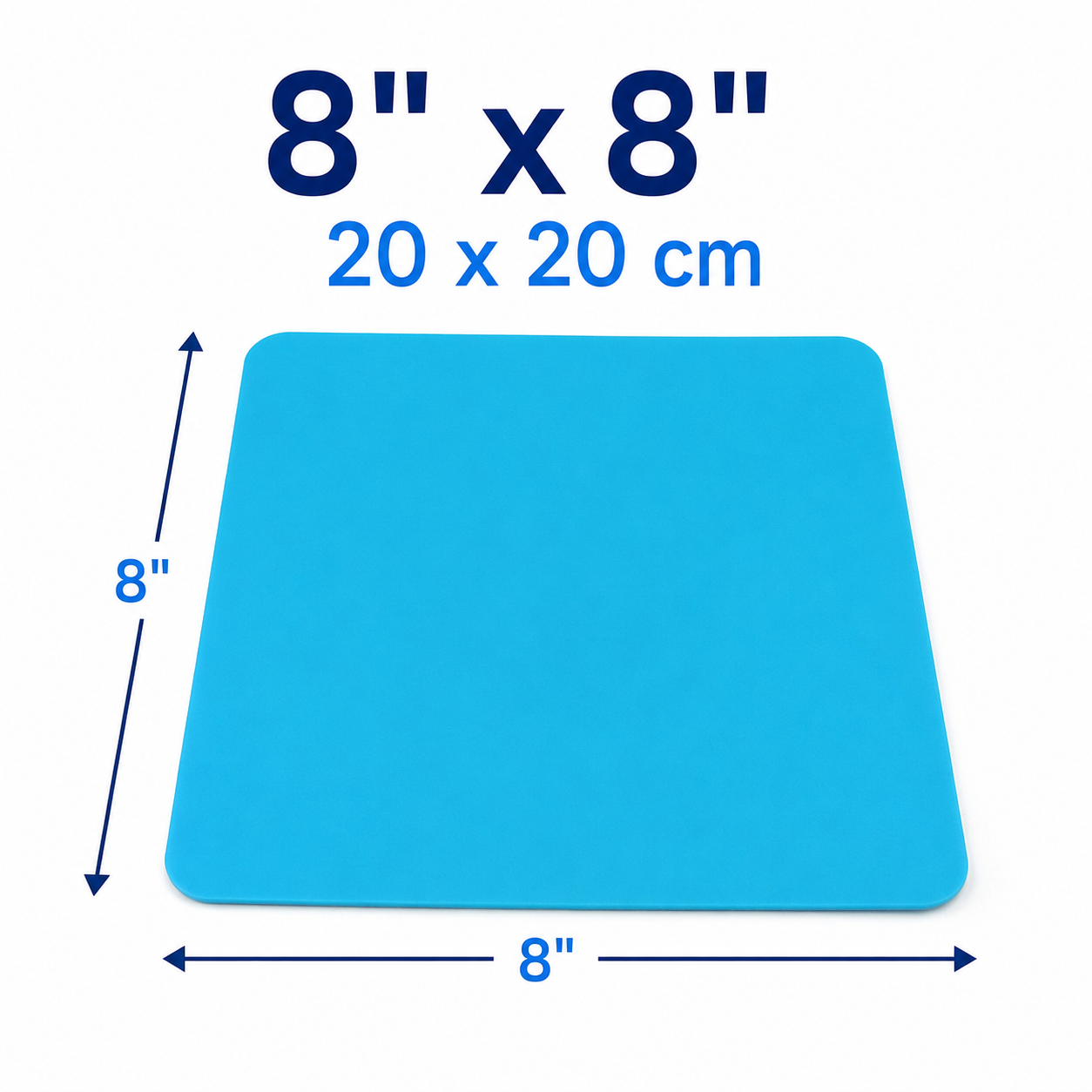 Non-Stick Silicone Glue Gun Mat, 8 x 8 in