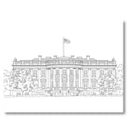 Color Washington DC coloring book