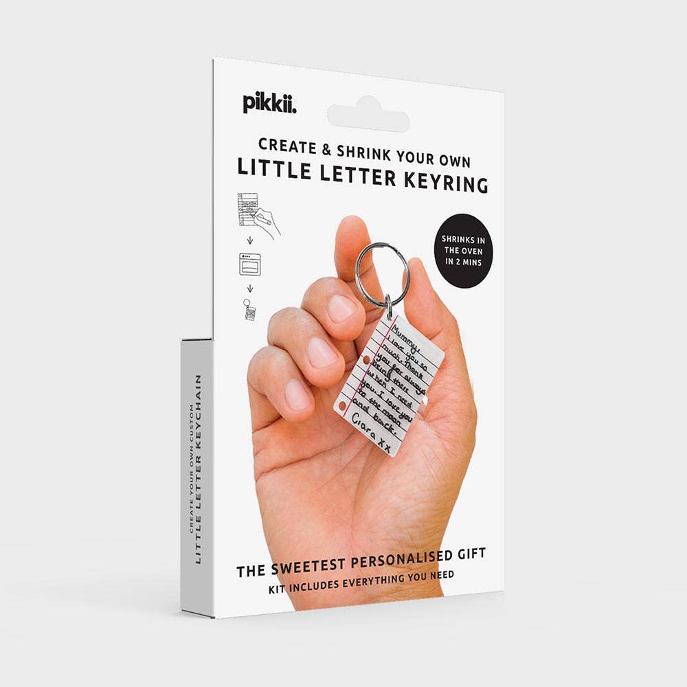 Little Letter Shrink Keyring Kit | Craft Kits