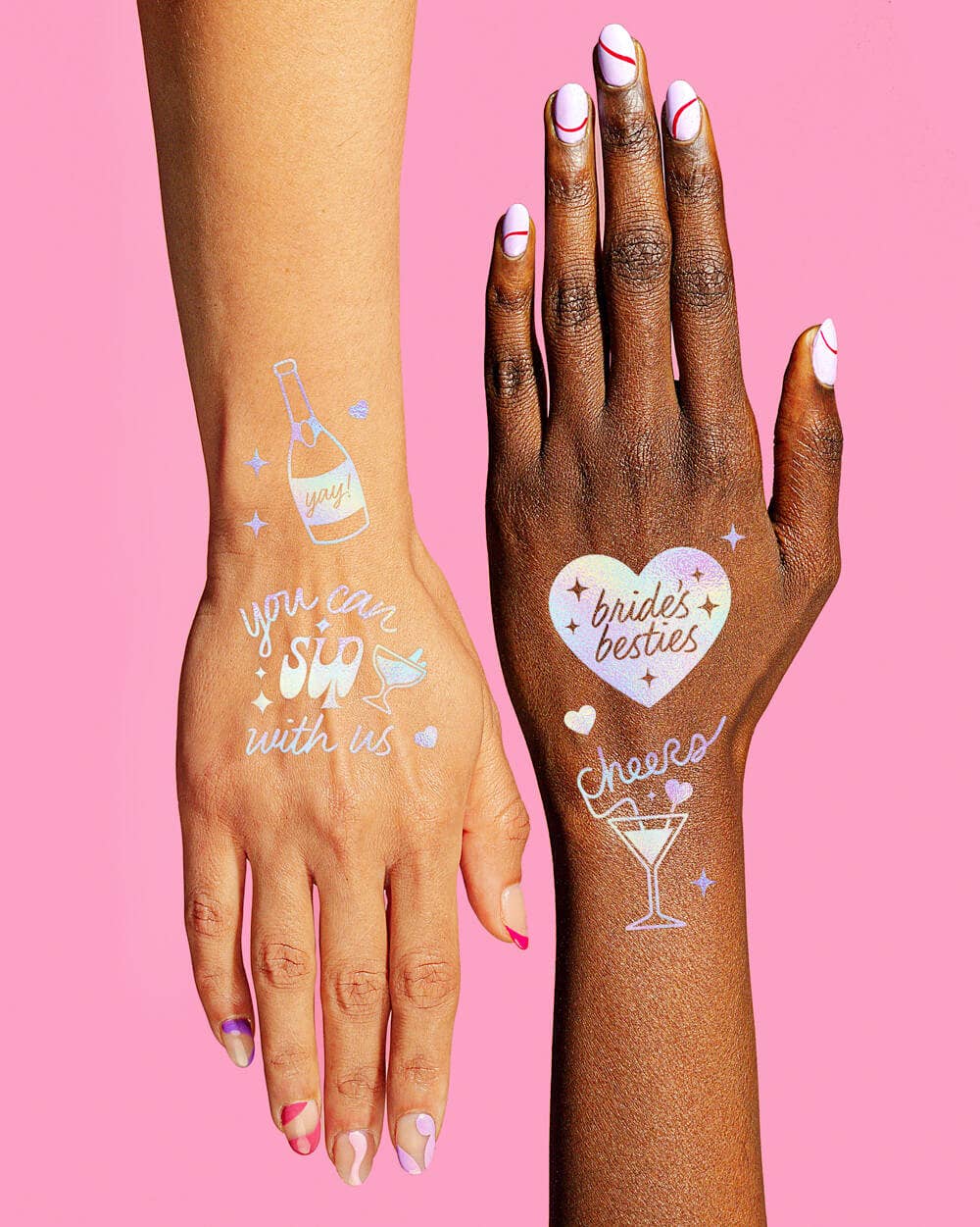 Cheers Temporary Tattoos | Bachelorette Party, Bride Tribe