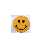 SMALL - Smiling Face, Embroidered, Iron on Patch