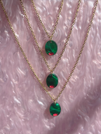 Olive Necklace Food Charm Pedant 