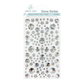 Round & Flower Shape Rhinestone Stickers