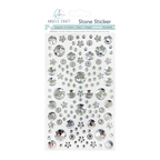 Round & Flower Shape Rhinestone Stickers