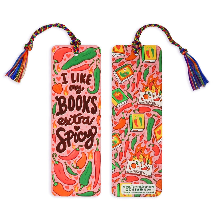 I Like My Books Spicy Bookmark