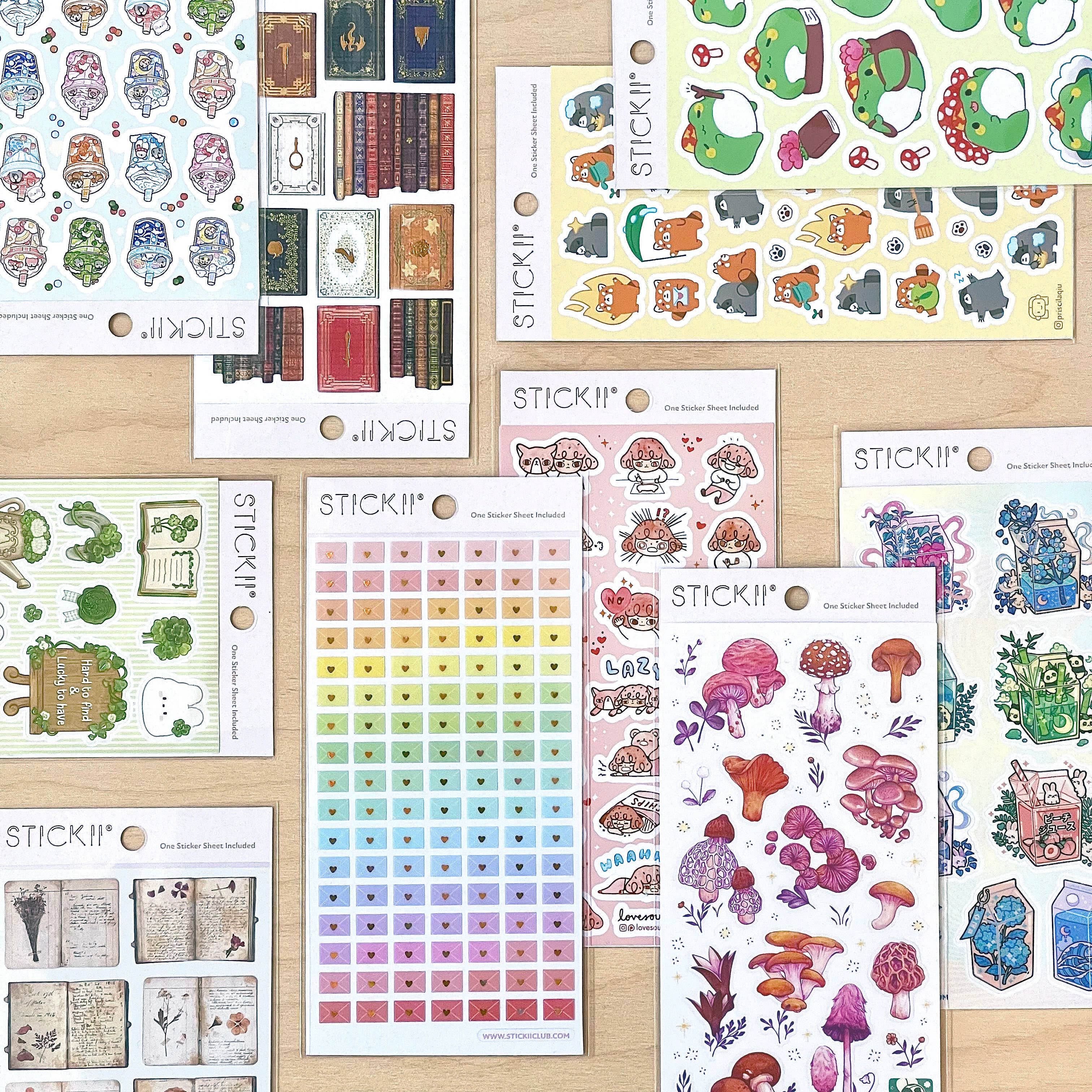 Cosmic Animals Sticker Sheet