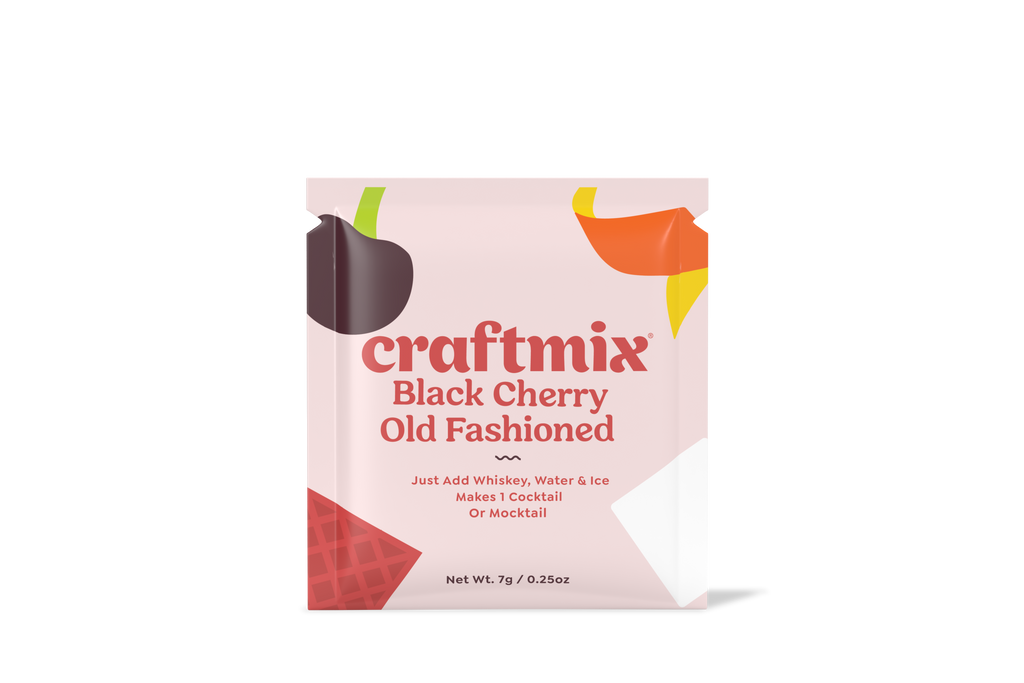 Black Cherry Old Fashioned Cocktail/Mocktail Mixer Packet