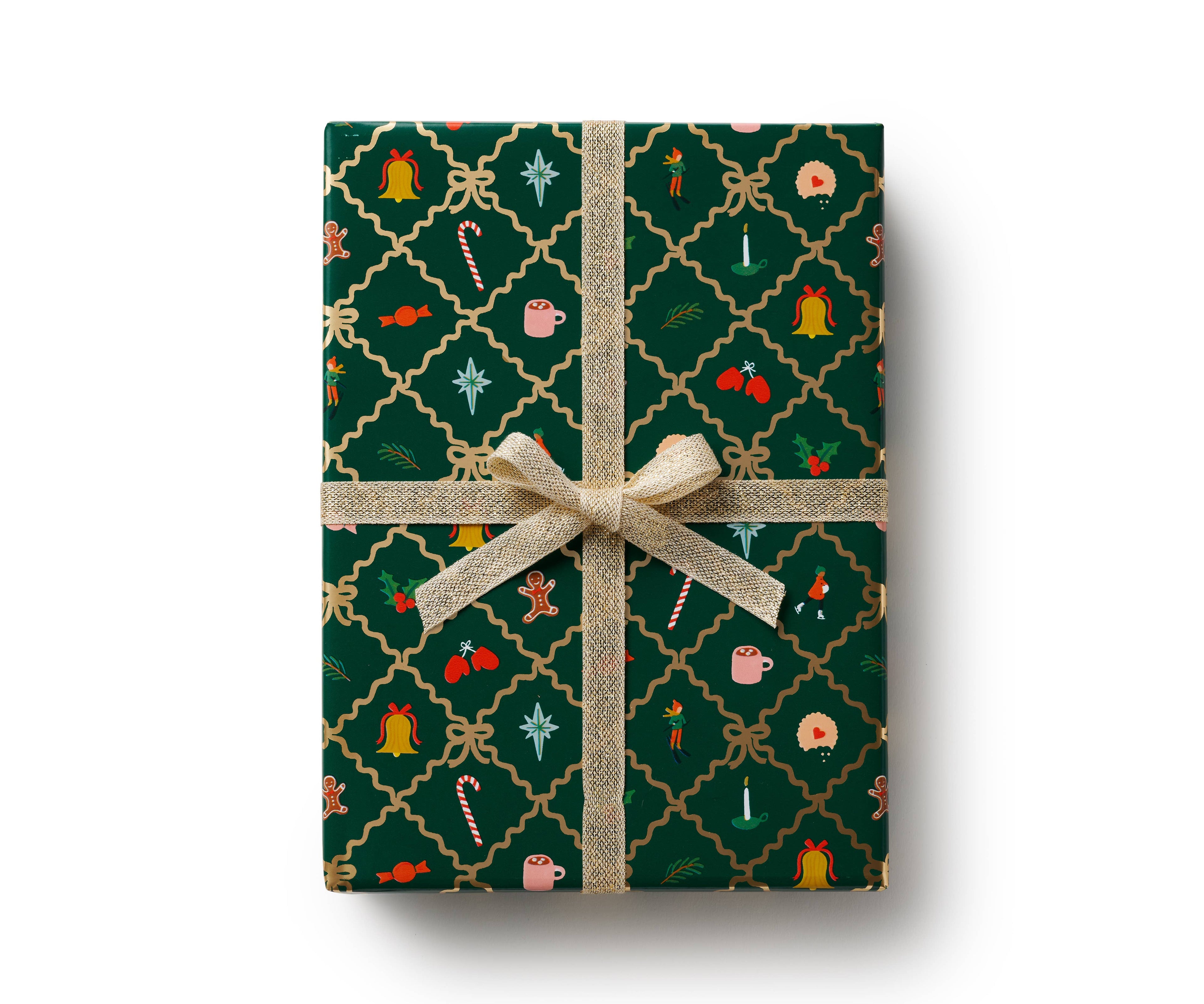Holiday Argyle Wrapping Roll