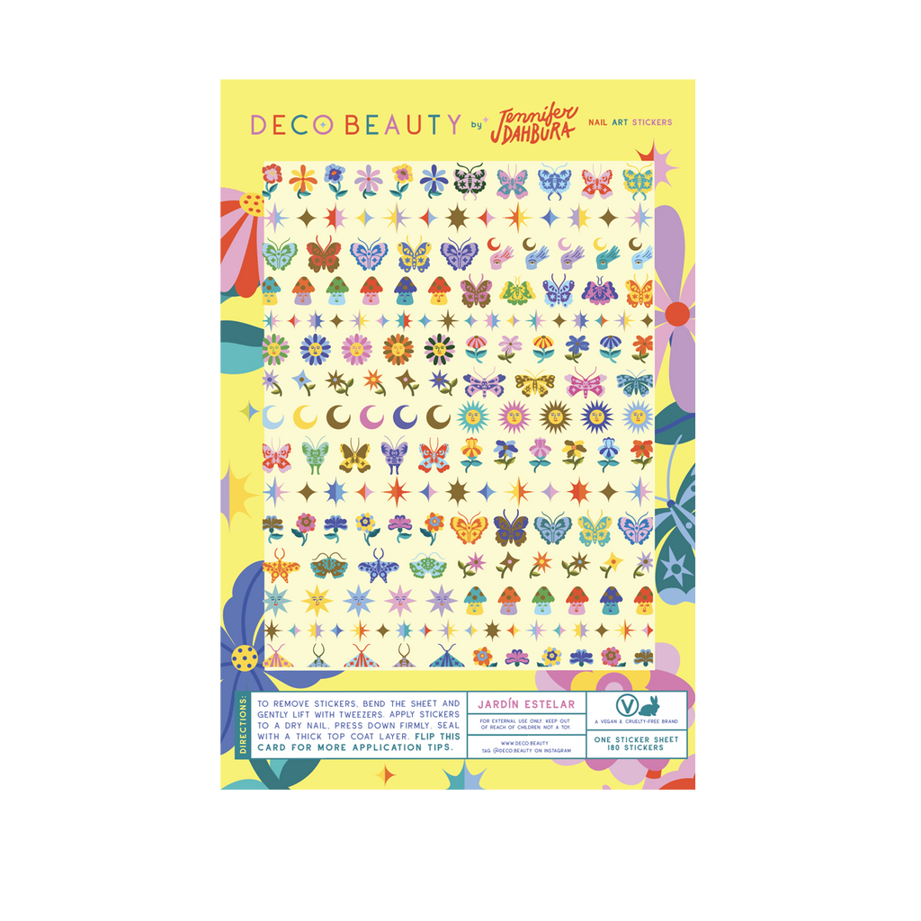Nail Art Stickers - JARDÍN ESTELAR