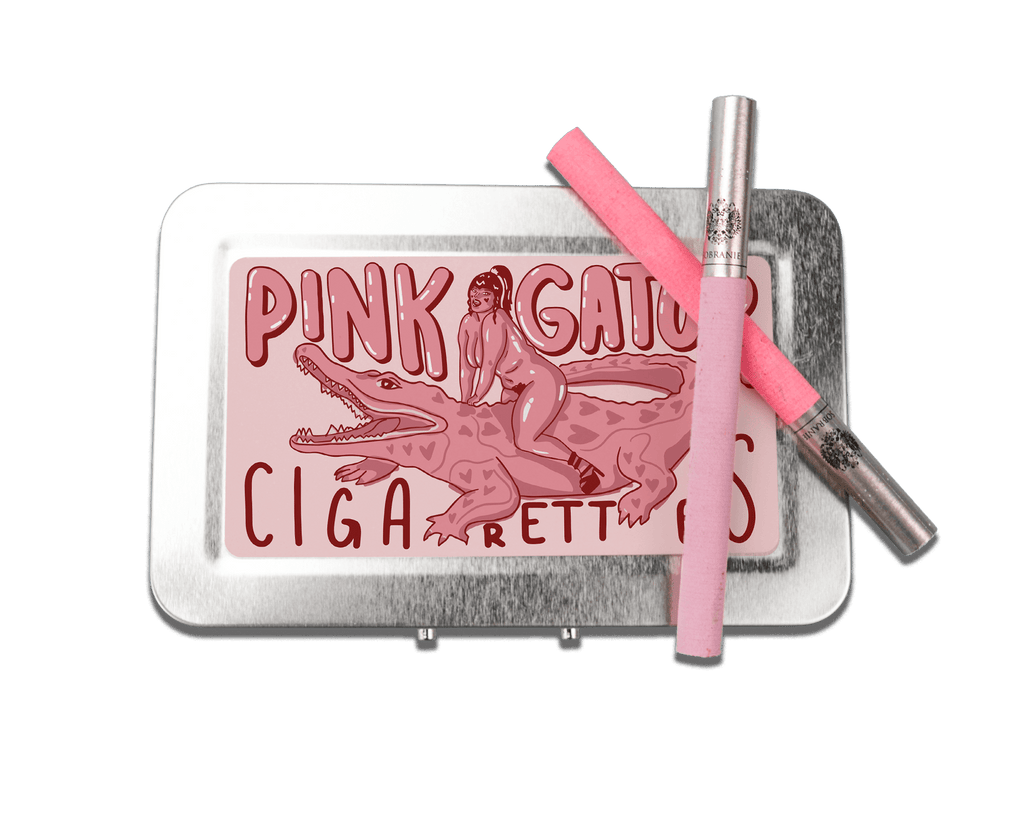 Pink Gator Cigarette Case