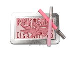 Pink Gator Cigarette Case