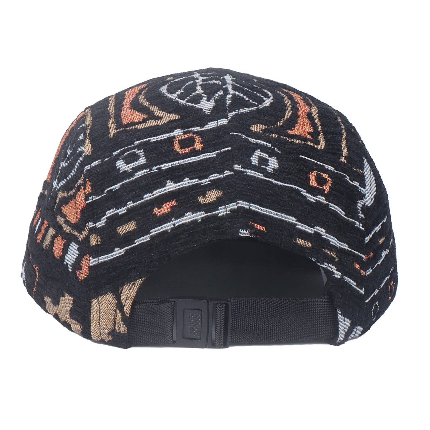 Nature Jacquard 5-Panel Hat | Outdoor Pattern Camp Cap | HatPhile