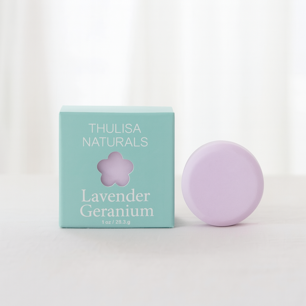 Lavender Geranium Shower Steamer Single