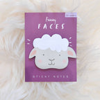 Sheep Funny Faces Sticky Notes