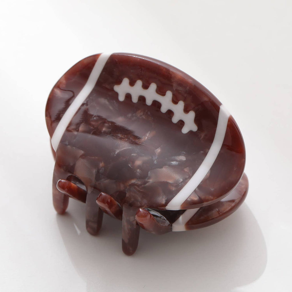 Mini Football Claw Clip