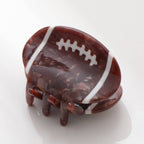 Mini Football Claw Clip