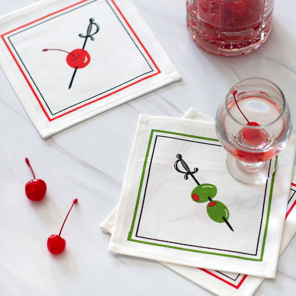 Garnish Swords Cocktail Napkin Set