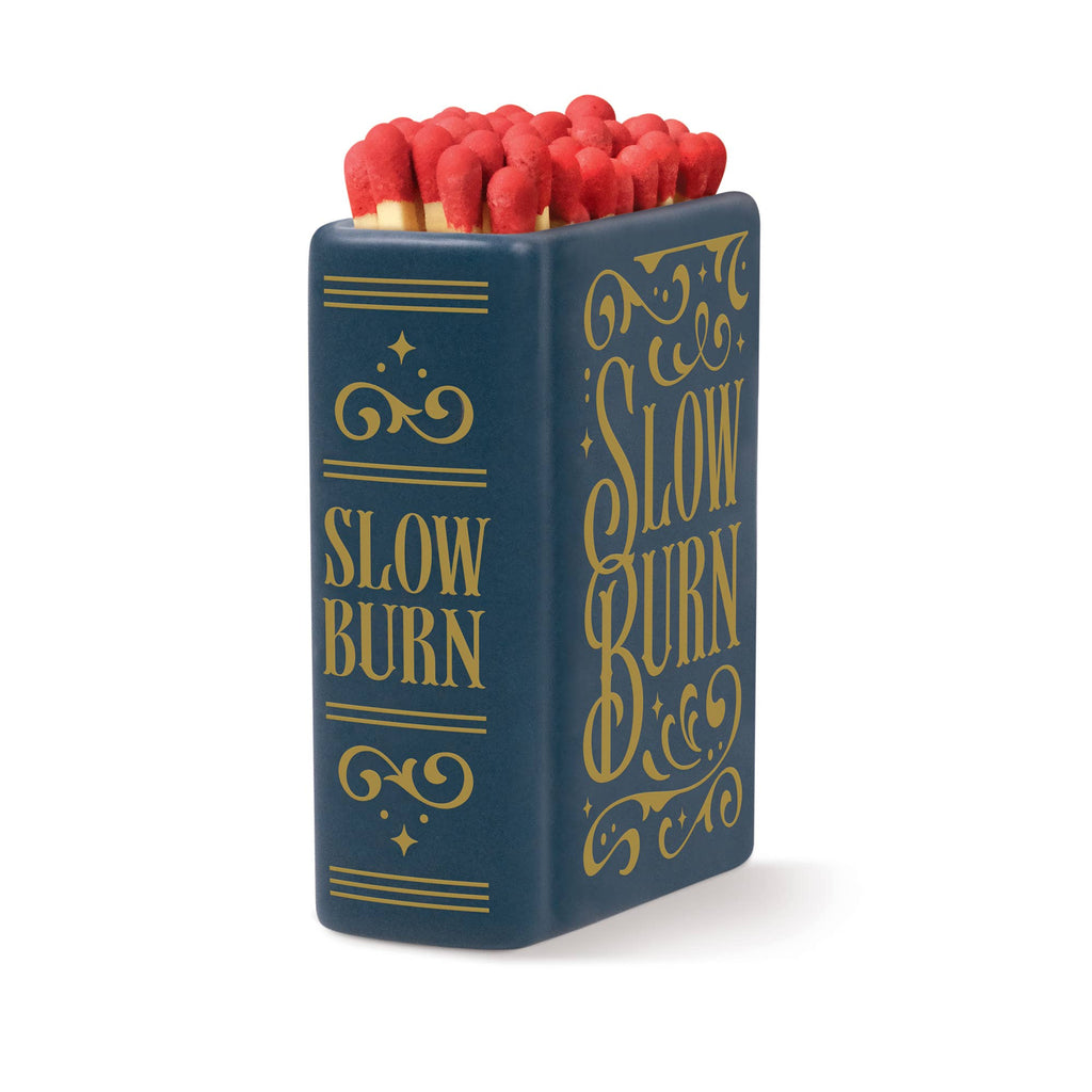 SLOW BURN Romance Book Match Striker and Holder