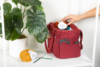Soolla Studio Artist Bag, Sangria, Knitting Crochet Yarn Bag