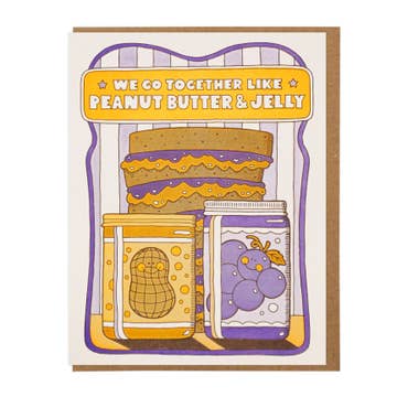 Together Like PB & J Card