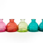 Loft Colored Glass Bud Vases For Flowers