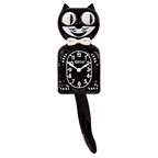 Classic Black Kit Cat Klock